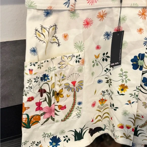 NWT THE KIT. Palampore Cargo Wrap Skirt | Size Large - Picture 3 of 8